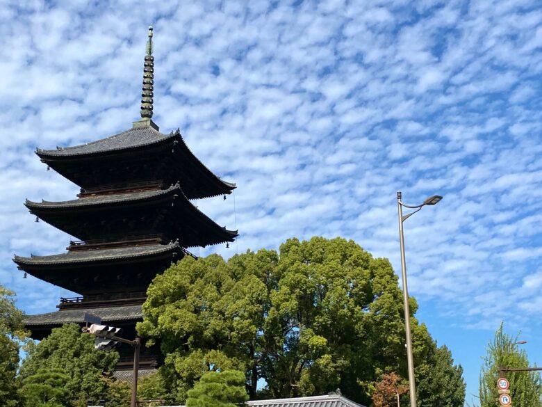 京都東寺の五重塔